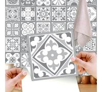 WT1531 - Purbeck Stone Tiles Wall Stickers - 15 cm x 15 cm - 24 pcs.