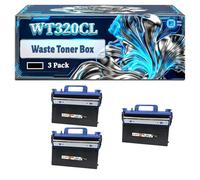 WT320CL Waste Toner Box Compatible for Brother DCP-L8410CDW HL-L8260CDW HL-L8360CDW HL-L9310CDW HL-L9310CDWT HL-L9310CDWTT MFC-L8610CDW MFP MFC-L8690CDW MFC-L8900CDW Printers (3 Pack Black)