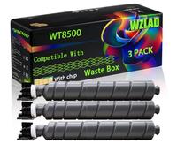 WT8500 Compatible for Kyocera Waste Box with Chip TASKalfa 2552 ci 2553 ci 3252 ci 3253 ci 3552 ci 3553 ci 3554 Printers (3 Pack Black)