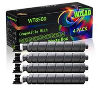 WT8500 Compatible for Kyocera Waste Box with Chip TASKalfa MZ 2501 ci MZ 3501 ci MZ 4001 ci MZ 5001 ci MZ 6001 ci MZ 7001 Printers (4 Pack Black)
