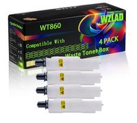 WT860 Compatible for Kyocera Waste Toner Box with Chip FS-C 8600 DN FS-C 8600 Series FS-C 8650 DN FS-C 8670 Printers (4 Pack Black)