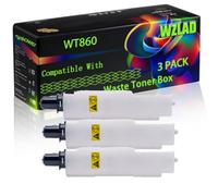 WT860 Compatible for Kyocera Waste Toner Box with Chip FS-C 8600 DN FS-C 8600 Series FS-C 8650 DN FS-C 8670 Printers (3 Pack Black)
