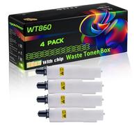 WT860 Compatible for Kyocera Waste Toner Box with Chip TASKalfa 3050 ci 3050 cig 3051 ci 3500 i 3501 i 3550 ci 3550 cig 3551 ci 5551 Printers (4 Pack Black)