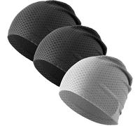 WTACTFUL 3-Pack Lightweight Cooling Skull Cap for Men & Women Summer