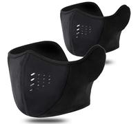 WTACTFUL Balaclava Half Face Mask for Men Women Windproof Warm Thermal Breathable for Skiing Snowboarding Motorcycle Cycling Hiking Winter Outdoor Sports 2pcs-Black #1