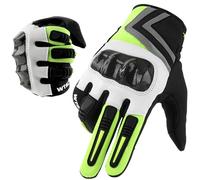 WTACTFUL Motorcycle Gloves for Men Women, Motorbike Gloves Full Finger Touchscreen Breathable for Bike Riding Motocross Road Racing Cycling MTB Summer Green M