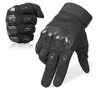 WTACTFUL Touch Screen Full Finger Gloves for Outdoor Airsoft Painball Motorcycle Cycling Motorbike Men Women Black L