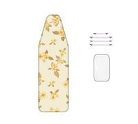 WTAIS Cotton Ironing Board Cover, Thickened Filling - Excellent Steam Permeability, Ironing Board Replacement Covers, with 4 Fasteners, XXL
