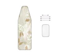 WTAIS Cotton - Ironing Board Covers, Extra Thick - 2-In-1 Design, with 4 Fasteners, Replaceable Ironing Board Cover, Extra Large 160x60cm