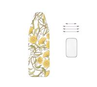 WTAIS Extra Large - Ironing Board Cover, XL 150X60cm, Thickened - 2-in-1 Design, (Fits Ironing Board of Length 130 to145 cm - Width 45 to 55cm)