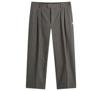 WTAPS Men's Glen Check Two Tuck Trousers Gray