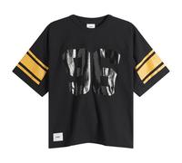 WTAPS Men's Qb Short Sleeve Football Shirt Black