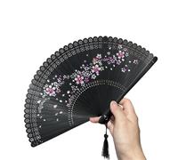 WTAXBH Folding Fan 18cm Portable Folding Portable Antique Mini Folding Fan Retro Style Summer(Color07)