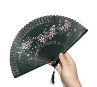WTAXBH Folding Fan 18cm Portable Folding Portable Antique Mini Folding Fan Retro Style Summer(Color06)