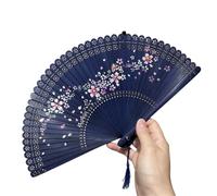WTAXBH Folding Fan 18cm Portable Folding Portable Antique Mini Folding Fan Retro Style Summer(Color05)