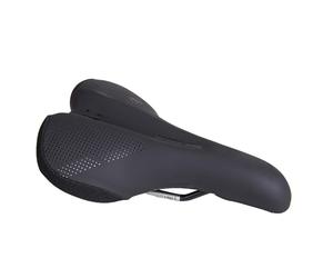 WTB Speed She Bike Seat (Saddle) Wide - Comfortable Thick Padding - Shock-Absorbing Base - Mountain, Urban & E-Bikes (Cromoly Rail)