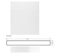 Wtc White Gloss Vogue Lacquered Finish 3Mtr Kitchen Plinth