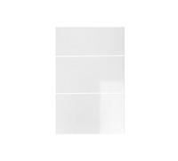 Wtc White Gloss Vogue Lacquered Finish 900mm 3 Drawer Drawer Front Fascia Set 18mm Thick