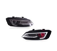 WTCUBFV Headlights Compatible With VW For Polo MK5 2011 2012 2013 2014 2015 2016 2017 Front Head Lamp DRL Turning Signal Headlights Plug And Play 2pcs