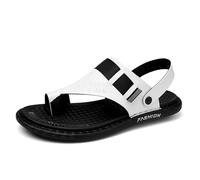WTDXSPS Summer Sandal Men's with Bunion Splints, Comfort Flat Sandals Orthopedic Large Toe Bone Correction, for Big Toe Bone Orthopedic Support for Pain Relief Hallux(White,9 UK)