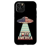 WTF America UFO Disclosure UAP Alien Space Meme Case for iPhone 11 Pro
