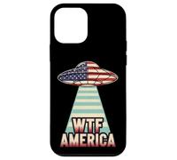 WTF America UFO Disclosure UAP Alien Space Meme Case for iPhone 12 mini