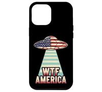 WTF America UFO Disclosure UAP Alien Space Meme Case for iPhone 12 Pro Max