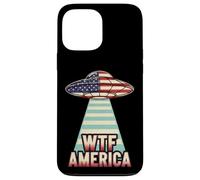 WTF America UFO Disclosure UAP Alien Space Meme Case for iPhone 13 Pro Max