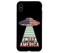 WTF America UFO Disclosure UAP Alien Space Meme Case for iPhone XS Max