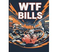 WTF BILLS: Easily organize and track all your bills,bill payment record keeper,A Simple Monthly Bill Payments Checklist & Budget Planner