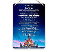 | WTF | Disney Designs (Various) - In This Life Castle | Twine - Metal Wall Sign Plaque Art Inspirational