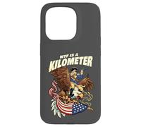 WTF Is A Kilometer Funny American Patriot Eagle Case for iPhone 15 Pro