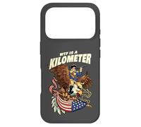 WTF Is A Kilometer Funny American Patriot Eagle Case for iPhone 17 Pro