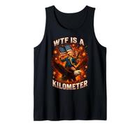 WTF Is A Kilometer George Washington 4th Of July Eagle Tank Top