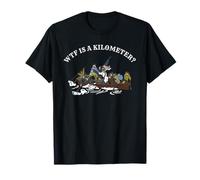 WTF is a Kilometer George Washington Crossing the Delaware T-Shirt