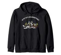 WTF is a Kilometer George Washington Crossing the Delaware Zip Hoodie