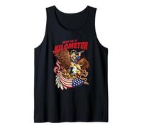 WTF is A Kilometer Patriotic American Eagle Tank Top