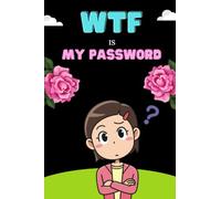 WTF is my password: Alphabetical Pocket Size Password log book black cover internet password organizer