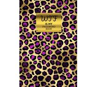 WTF Password Book With Alphabetical Tabs: WTF Is My Password, Large Print, 6 x 9 in, Golden Leopard Cover, WTF Is My Password Notebook, WTF Password ... Logbook, Password Keeper, For Seniors
