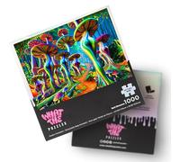 WTF Puzzles Butt Shr00ms Puzzle for Adults 1000 Pieces - Trippy Mushroom Forest Jigsaw Puzzles 1000 Pieces, Psychedelic Puzzle for Adults, Unique Adult Puzzles and Challenging 1000 Piece Puzzles