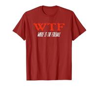 WTF Where is The Fireball T-Shirt, Men, Cranberry Red, Small