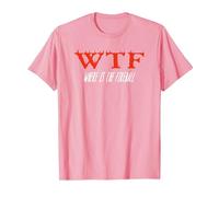 WTF Where is The Fireball T-Shirt, Men, Pink, X-Large