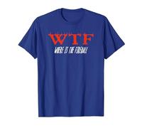 WTF Where is The Fireball T-Shirt, Men, Royal Blue, Small
