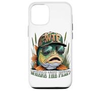 WTF Where The Fish Fisherman - Funny Camo Hat Fishing Joke Case for iPhone 12/12 Pro