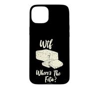 WTF Where's The Feta Cute Funny Cheese Lover Case for iPhone 15 Plus