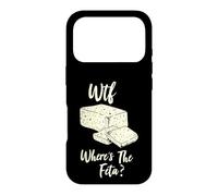 WTF Where's The Feta Cute Funny Cheese Lover Case for iPhone 17 Pro