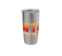 WTF Where's The Fire Firefighter Fire Volunteer Firefighting Stainless Steel Insulated Tumbler