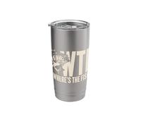 WTF Where's The Fish Stainless Steel Insulated Tumbler