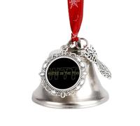 WTF - Where's The Food Christmas Bell Hanging Ornamen Decorative Holiday Pendant for Xmas Tree Home Door