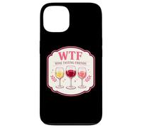 WTF Wine Tasting Friends Funny Women Drinking Crew Buddies Case for iPhone 13